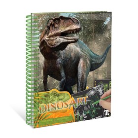 Набор для рисования в технике граттаж DinosArt