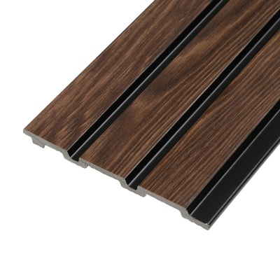 Стеновые панели Grace 3D RAIL, вспененный полистирол, 2700×120×10 мм, цвет махагон