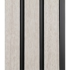 Стеновые панели Grace 3D RAIL, вспененный полистирол, 2700×120×10 мм, цвет ясень серый - Фото 2