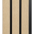 Стеновые панели Grace 3D RAIL, вспененный полистирол, 2700×120×10 мм, цвет клён - Фото 2