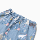 Пижама для мальчика, цвет синий, рост 110 см - Фото 4