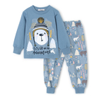 Пижама для мальчика, цвет синий, рост 122 см - фото 3805386