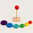 Пирамидка из дерева «С новым годом!» - фото 31288768