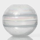 Набор стеклянных тарелок «Космос», 4 предмета: 2 тарелки 18,5×5,5 см, 2 тарелки 19,8×3,5 см, цвет перламутровый - фото 286987283