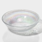 Набор стеклянных тарелок «Космос», 4 предмета: 2 тарелки 18,5×5,5 см, 2 тарелки 19,8×3,5 см, цвет перламутровый - Фото 5
