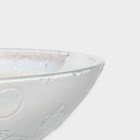 Набор стеклянных тарелок «Космос», 4 предмета: 2 тарелки 18,5×5,5 см, 2 тарелки 19,8×3,5 см, цвет перламутровый - Фото 7