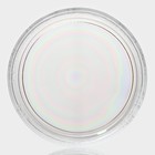 Набор стеклянных тарелок «Космос», 4 предмета: 2 тарелки 18,5×5,5 см, 2 тарелки 19,8×3,5 см, цвет перламутровый - Фото 9