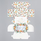 Коробка складная на 2 капкейка с окном «С Новым годом!», мандарины, 10 х 16 х 10 см, Новый год - Фото 6