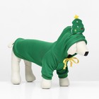 Костюм для животных новогодний «Ёлка», размер XS, зелёный - Фото 2