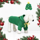 Костюм для животных новогодний «Ёлка», размер S, зелёный - Фото 1