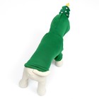 Костюм для животных новогодний «Ёлка», размер S, зелёный - Фото 5