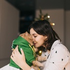 Костюм для животных новогодний «Ёлка», размер S, зелёный - Фото 10