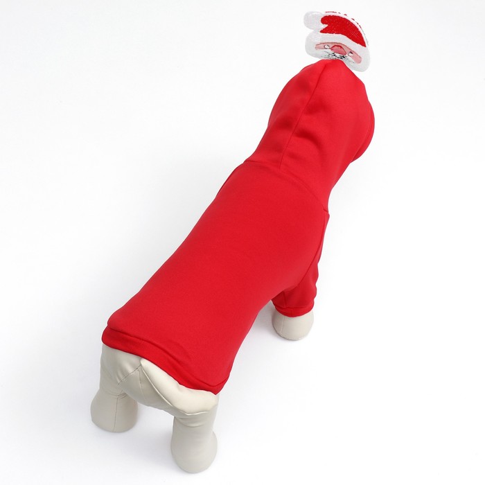 Костюм для животных "Дед Мороз", размер M, красный