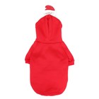 Костюм для животных новогодний «Дед Мороз», размер XL, красный - Фото 9