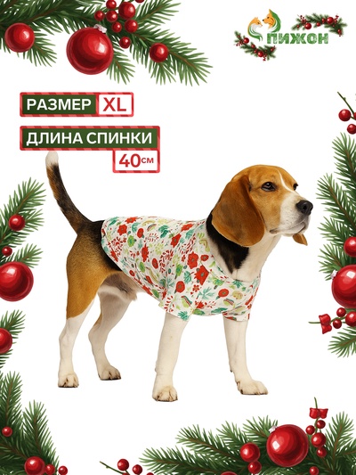 Толстовка для животных «Веселая карусель», размер XL