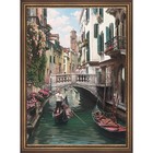 Репродукция картины «Цветущая Венеция», 50х70, рама (56-982Т) - фото 300295311