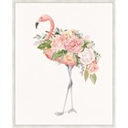 Репродукция картины «Фламинго. №1», 40х50, рама (20-001D) - фото 296177599