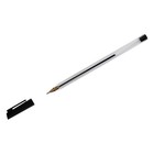Ручка шариковая СТАММ "800" черная, 0,7мм - фото 11403949