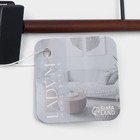 Вешалка для брюк и юбок LaDо́m Sombre, 31×12 см, с зажимами, коричневая - Фото 4