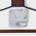Плечики - вешалки для одежды LaDо́m Sombre, 44×23 см, цвет коричневый - фото 7830820