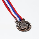 Медаль призовая 192 диам 4 см. 3 место. Цвет бронз. С лентой - фото 7830907