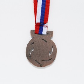 Медаль призовая 192 диам 4 см. 3 место. Цвет бронз. С лентой