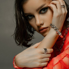 Кольцо «Мятые линии» рельеф, цвет серебро, безразмерное - Фото 3