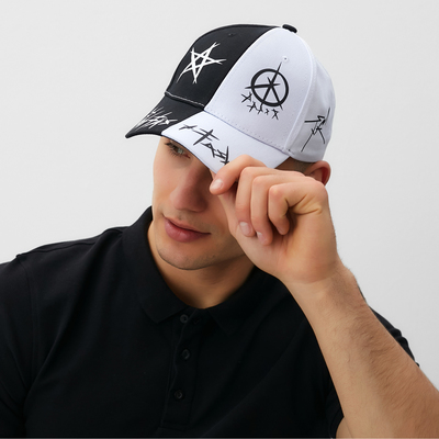 Кепка MINAKU, чёрно-белый, размер 56-58