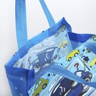 Сумка детская без застёжки, цвет синий - Фото 3