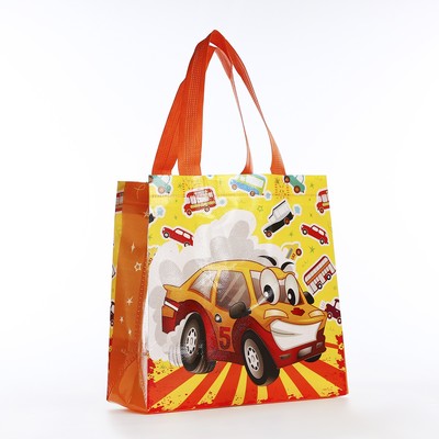 Сумка детская без застёжки, жёлтая, оранжевая