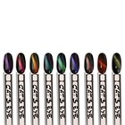 Гель лак для ногтей, кошачий глаз, трехфазный, 8 мл, LED/UV, зеленый (09) - Фото 10