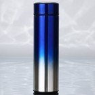 Термос с градиентом «Стремись выше», 500 мл, синий - Фото 2