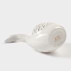 Подставка для столовых приборов «Лебедь», 5 предметов: подставка 9×6.5×16.5 см, 2 ложки, 2 вилки, цвет белый - Фото 6