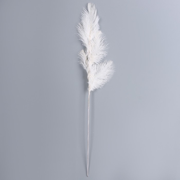 Декор из перьев "Фонтан" на ножке, высота 58 см