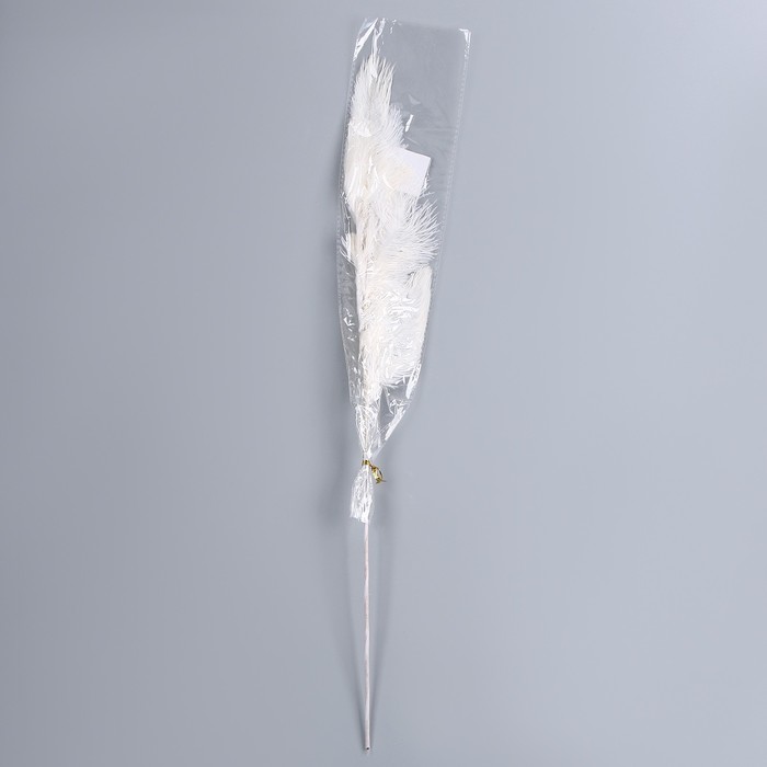 Декор из перьев "Фонтан" на ножке, высота 58 см