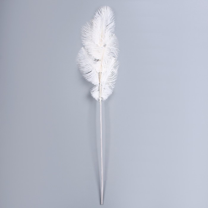 Декор из перьев "Фонтан" на ножке, высота 68 см