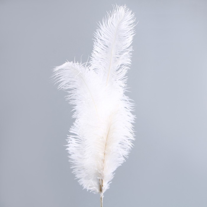 Декор из перьев "Фонтан" на ножке, высота 70 см