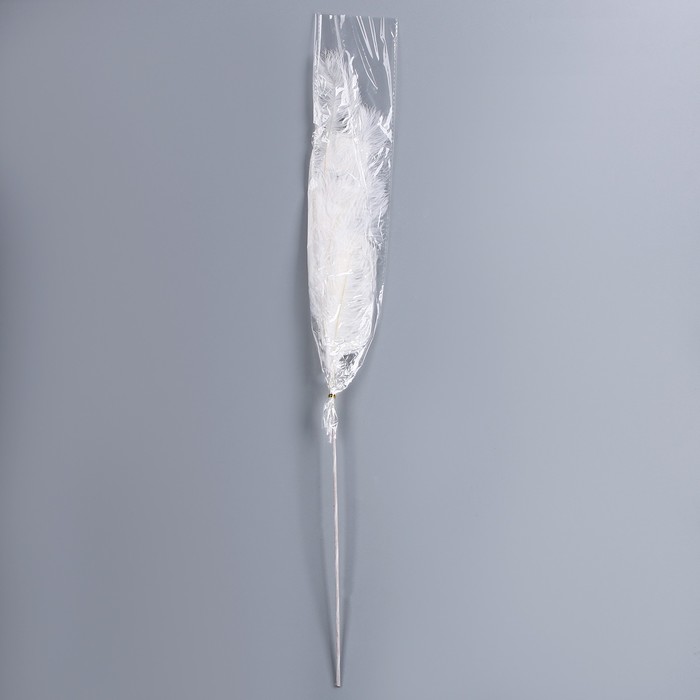 Декор из перьев "Фонтан" на ножке, высота 70 см