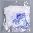 Набор для творчества и декора «Перья белые + наполнитель», цвет фиолетовый - фото 3805603