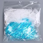 Набор для творчества и декора «Перья белые + наполнитель», цвет голубой - фото 3805611