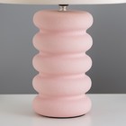 Настольная лампа "Беатриса" Е27 40Вт розовый 30х30х41,5см RISALUX - Фото 4