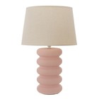 Настольная лампа "Беатриса" Е27 40Вт розовый 30х30х41,5см RISALUX - Фото 6