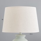 Настольная лампа "Эльга" Е27 40Вт зеленый 30х30х44см RISALUX - фото 23106661