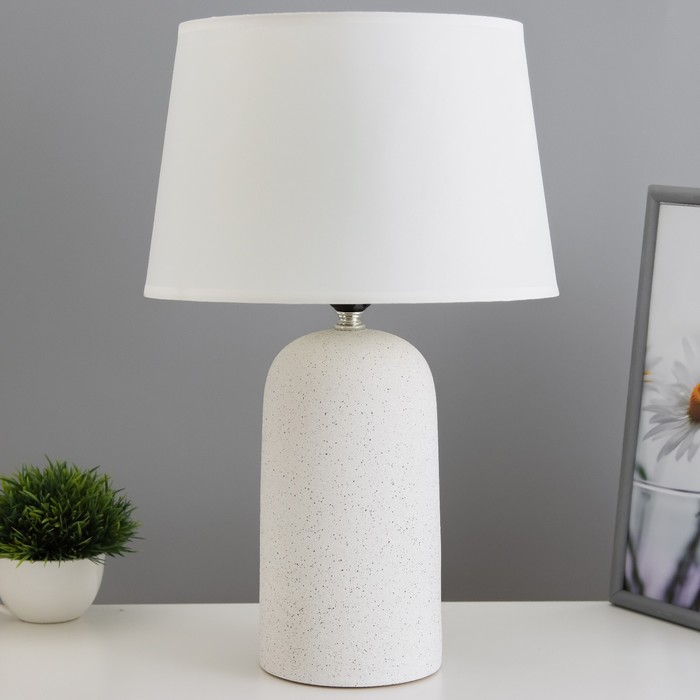 Настольная лампа "Малика" Е27 40Вт серый 30х30х43,5см RISALUX - Фото 1