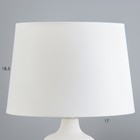 Настольная лампа "Янита" Е27 40Вт серый 30х30х49см RISALUX - фото 24414764