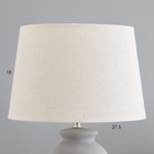 Настольная лампа "Эльга" Е27 40Вт графитовый  28х28х44см RISALUX - фото 23106679