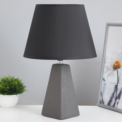 Настольная лампа «Альберта» Е27 40 Вт серый 25×25×36 см RISALUX