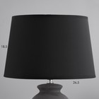 Настольная лампа "Эльга" Е27 40Вт черный 28х28х44см RISALUX 9724580 - фото 11422724
