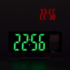 Часы - будильник электронные настольные с проекцией на потолок, термометром, календарем, USB 9197734 - Фото 7