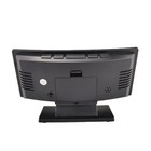 Часы - будильник электронные настольные с термометром, календарем, 17×9.5 см, 3хААА, USB - Фото 6